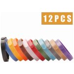 Mowze - chiot colliers lot de 12pcs 12 couleurs collier id d'identification r�glable ruban auto - adh�sif ...