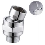 Mowze - connecteur de douche joint � rotule pommeau de douche adaptateur � boule pivotante extension ...