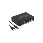 Mowze - convertisseur audio 4k hdmi - extrayez l'audio numrique vers analogique - spdif / toslink rca ...