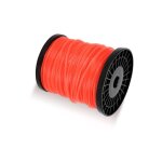 Fil de coupe universal pour dbroussailleuse, 100m, fil nylon (carr - 2, 4mm)