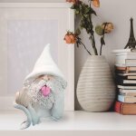 Mowze nain de jardin rocker humour avec doigt d'honneur - drle statue de gnomes jardin exterieur en r�sine ...