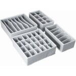 Mowze - organisateur de sous - v�tements de placard, kit de diviseur de tiroir de bote de rangement pliable ...