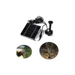 Pompe  eau solaire pour bassin, fontaine de jardin, piscine, arrosage, tang, aquarium et rservoir ...