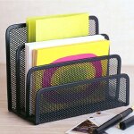Mowze - porte - appel en m�tal noir, porte - lettres petit bureau, collectionneur de catalogues en m�tal ...