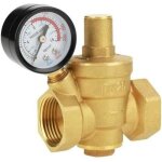 Mowze - r�ducteur de pression en laiton , r�ducteur de r�gulateur de r�duction de pression d'eau r�glable ...