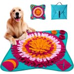 Tapis de chien snuffle mat, tapis ducateurs pour chiens dog puzzle toys tapis de fouille alimentation ...