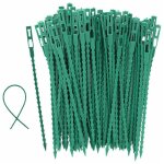 100 accroche tuteurs pour tomates, arbres, serre - câbles - attaches réutilisables en plastique pour ... 100 accroche tuteurs pour tomates, arbres, serre - câbles - attaches réutilisables en plastique pour ...