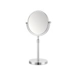 Mp glass miroir grossissant x 5 rond, h. 15 x l. 15 x p. 0. 5 cm, r�glable en hauteur