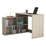 M&s - nagano bureau dangle contemporain decor chene shannon - l 112 cm M&s - nagano bureau dangle contemporain decor chene shannon - l 112 cm
