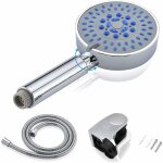 Msbd - douche + tuyau de douche + support de douchette - douchette en abs avec 5 modes d'�conomie d'eau ...