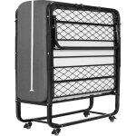 Msmask - lit pliant 90x200cm, adultes lit d'appoint pliable avec 13 cm matelas en mousse  mmoire de ...
