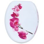 Msv - abattant wc mdf lanyu - charni�res inox