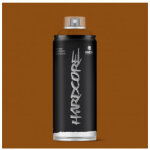 Mtn hardcore spray paint can - gloss finish - 400ml - r - 8002 / toasted brown
