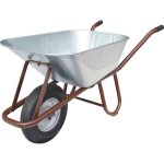 Mba - diable 90l roue gonflable jante acier avec boule - 79961