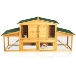 Mucola - cage � lapin, cochon d'indes, clapier cage pour des lapins petit animal cage � lapin xxl