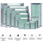 Mucola - gk insert plaque de pltre 20x30cm aluminium volet d'inspection porte d'inspection porte de ...