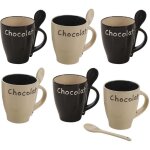 Mug  chocolat en grs (lot de 6)