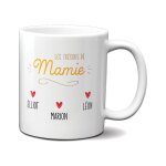 Mug classique en céramique personnalisable les trésors de mamie Mug classique en céramique personnalisable les trésors de mamie
