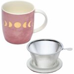 Mug avec infuseur mtal - phases de lune
