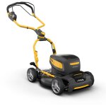 Stiga multiclip 747e v kit tondeuse  gazon tracte, batterie 48v, 45 cm de coupe, fonction mulching, ...