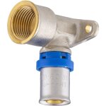 Noyon & thiebault ? coude applique mural � sertir pour tube multicouche ? raccord 15x21 ? �16mm ? inox ...