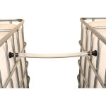 Kit de couplage de 2 cuves 1000 l - Ø 40 mm - tuyau 50 cm Kit de couplage de 2 cuves 1000 l - Ø 40 mm - tuyau 50 cm