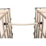 Kit eco de couplage de 2 cuves 1000 l - Ø 25 mm - tuyau 50 cm Kit eco de couplage de 2 cuves 1000 l - Ø 25 mm - tuyau 50 cm