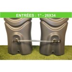 Kit de raccordement souple pour r�cup�rateurs d'eau de pluie (filetage 1'' - 26x34)