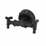 Raccord cuve eau s100x8 - 2 robinets avec nez (type gardena)