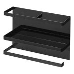 Multifonction r�frig�rateur spice rack magnetic organizer shelf with paper towel holder punch - free ...