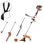 Gt garden - multifonction thermique 4 en 1 avec guidon : tronçonneuse - débroussailleuse - taille - haies ... Gt garden - multifonction thermique 4 en 1 avec guidon : tronçonneuse - débroussailleuse - taille - haies ...