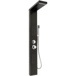 Multimode colonne de douche syst�me de douche murale en acier inox noir
