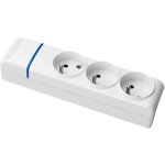 Solera ? multiprise 3 prises 2p + t 16a ? puissance max 3680w ? indice de protection ip20 ? mat�riau ...