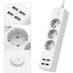 Multiprise usb standard europ�enne avec 3 prises, multiprise avec 4 ports usb, multiprise avec interrupteur, ...