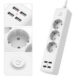 Multiprise usb standard europ�enne avec 3 prises, multiprise avec 4 ports usb, multiprise avec interrupteur, ...