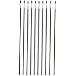 Lot de 10 tuteurs acier plastifi 180cm