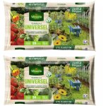 Lot de 2 sacs de terreau universel 20l soit 40l