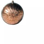 Boule cuivre pour robinet flotteur � tige filet�e 90mm