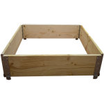 Multitanks - carr potager en bois naturel 600x600mm