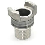 Demi raccord sym�trique guillemin, pompier, � douille annel�e - aluminium dn 20 x 25mm