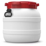 Multitanks - fut / bidon plastique alimentaire grande ouverture  visser - curtec 42 litres