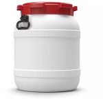 Multitanks - fut / bidon plastique alimentaire grande ouverture  visser - curtec 55 litres