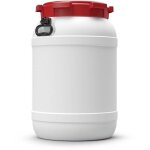 Multitanks - fut / bidon plastique alimentaire grande ouverture  visser - curtec 68 litres