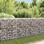 Mur � gabion avec couvercles gabion panier en pierre acier galvanis� 200 x 20 x 85 cm vidaxl