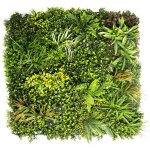 Agco - mur vegetal artificiel jungle plaque de 1mx1m decoration