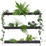 Mur vgtal vert, jardin vertical 3 x 1m, amnagement de jardin peu encombrant, tagre pour plantes ...