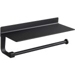 Mural essuie tout distributeurs d�rouleur essuie tout aluminium, porte - papier de cuisine noir - ahlsen ...