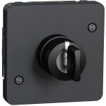 Schneider electric - mureva styl - interrupteur � cl� 3 positions - composable - ip55 - ik08 - gris - ...