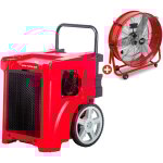 Pack d�shumidificateur pro 50l / jour bdp50 + ventilateur brasseur d'air �600mm mv600l mw tools bdp50seta ...