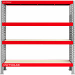 Mw tools - rayonnage stockage professionnel 200x200x40 800kg ra840